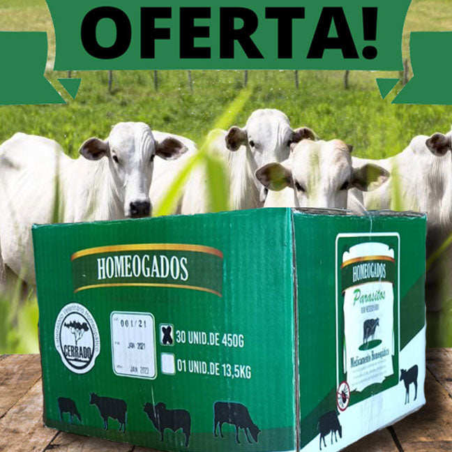 30 PCTS 450 G HOMEOGADOS PARASITOS.